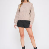 Floral Embroidery Sweater