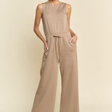 Fit For Fall Sleeveless Jumpsuit