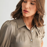 Tie Waist Shirt Dress