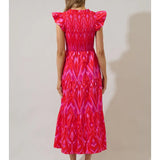 Blevin Sunfire Midi Dress