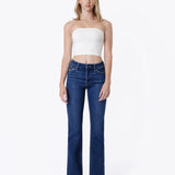 Bailee High Rise Trouser Fold Bootcut Jean (Flying Monkey)