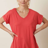 Single Pocket Favorite Dolman Tee