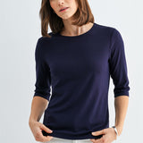 Elbow Sleeve Knit Top