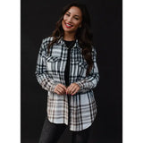 Bleach Dipped Plaid Flannel