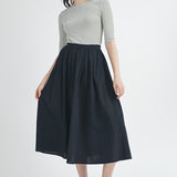 Half Sleeve Knit Tee Top