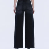 Olivia Nail Head Detail Wide Leg Jean (Vervet)