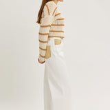 Open Knit Cropped Sweater