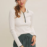 Quietly Elegant Sweater Polo