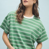 Boxed Out Striped Tee