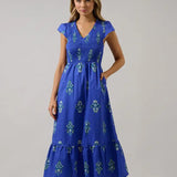 Haline Floral Midi Dress