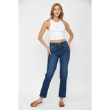 Vivian Super High Wedgie Straight Jean (Mica Denim)