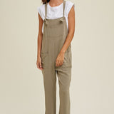 Linen Overall w/Pockets