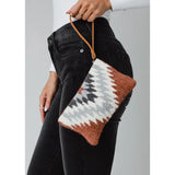 Aztec Pattern Wristlet