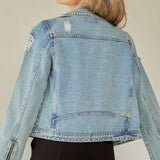 Rhinestone Denim Jacket