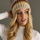 Winter Pattern Pom Hat (Panache)