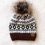 Winter Pattern Pom Hat (Panache)