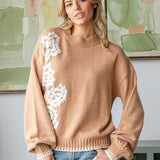 Embroidery Mohair Sweater