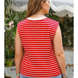 Stripes No Stars Tank Top