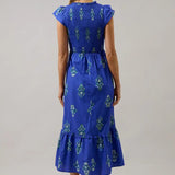 Haline Floral Midi Dress