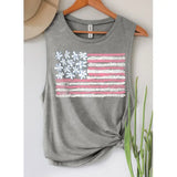American Flag Vintage Graphic Tank