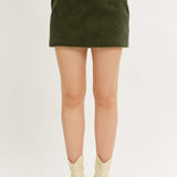 90's Cool Corduroy Mini Skirt