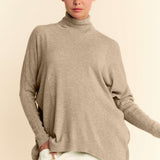 Loose Fit Turtle Neck Sweater