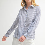 Done With Diagonal Button Down
