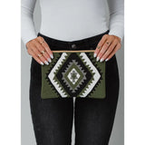 Aztec Pattern Wristlet