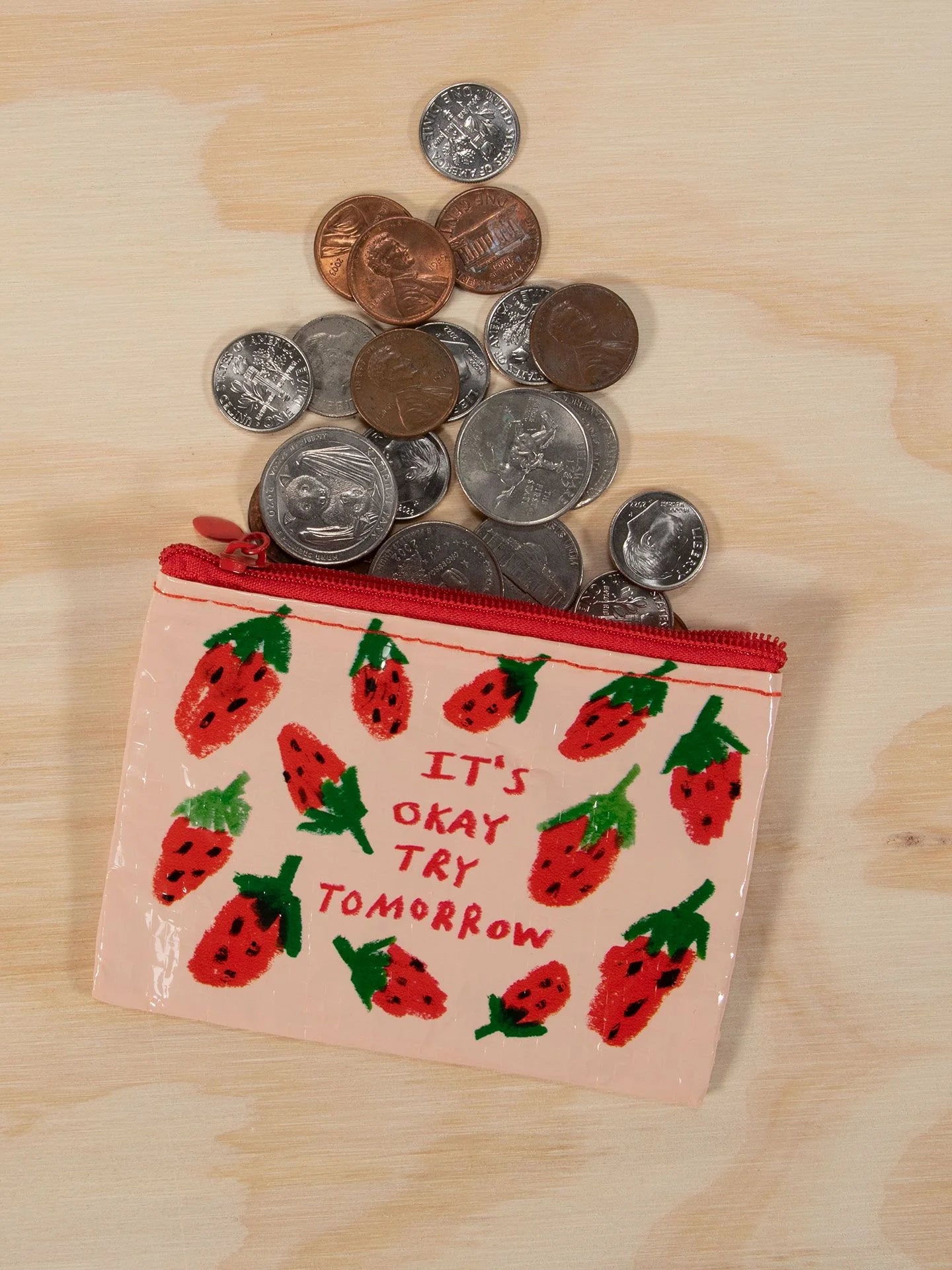 "It's Ok Try Tomorrow" Coin Purse