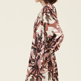 FINAL SALE ~ Button Down Printed Midi Dress