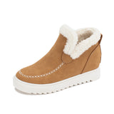 Moritz Shearling Wedge Sneaker (Yellowbox)