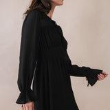 Ruffles & Bows Woven Mini Dress