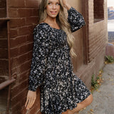 Isabella Square Neck Mini Dress