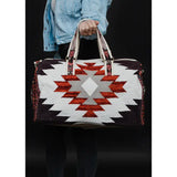 Aztec Print Duffel Bag