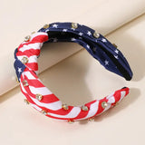 American Flag Rhinestone Headband