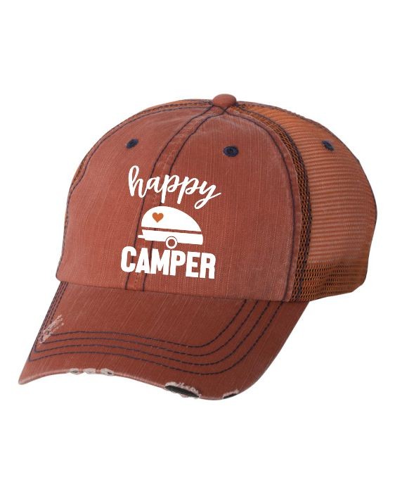 "Happy Camper" Trucker Hat