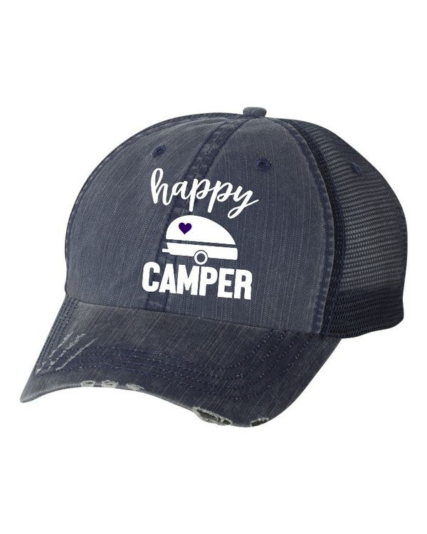 "Happy Camper" Trucker Hat