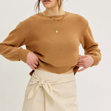 Bow Tie Back Sweater Top