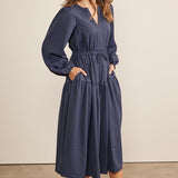 Twill Be The Day Midi Dress