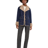 Sherpa Trimmed Notch Collar Jacket (Liverpool)
