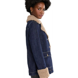 Sherpa Trimmed Notch Collar Jacket (Liverpool)