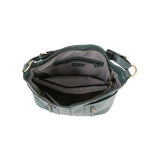Twin Zipper Front Hobo Bag