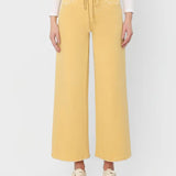 Olivia High Rise Drawstring Crop Jean (Vervet)