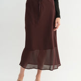 Double Layer Midi SKirt
