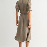 Tie Waist Shirt Dress