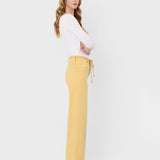 Olivia High Rise Drawstring Crop Jean (Vervet)