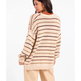 Lost Range Striped Cardigan