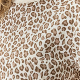 Animal Print Tee Top (Plus)