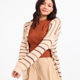 Lost Range Striped Cardigan