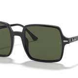 RAY-BAN Square II Sunglasses (Black/Green)